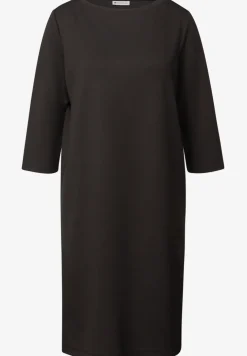 Sweat-Kleid mit Schlitzen