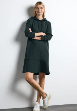 Sweatkleid mit Volant