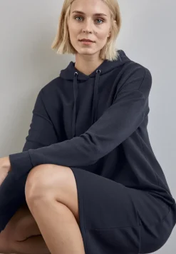 Sweatkleid mit Volant