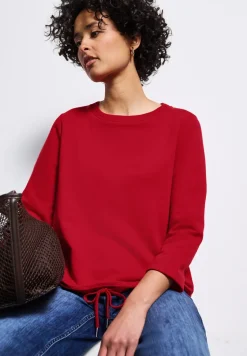 Sweatshirt in Unifarbe