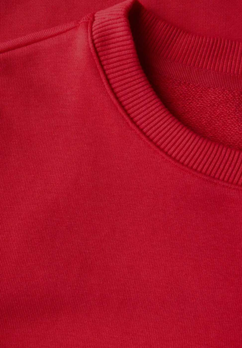 Sweatshirt in Unifarbe