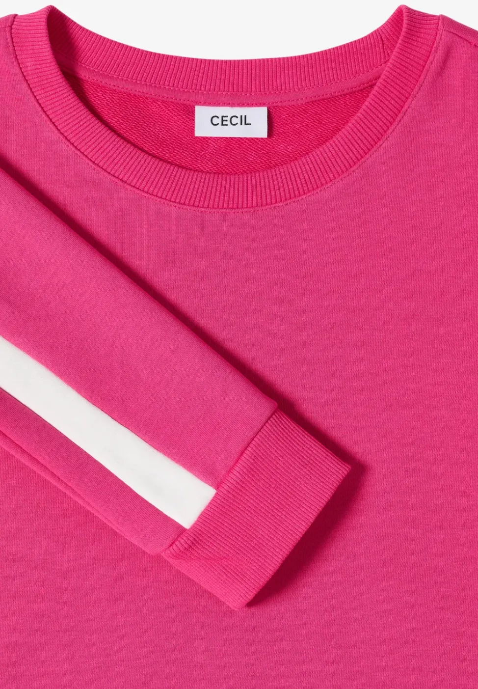 Sweatshirt mit Colorblock Details