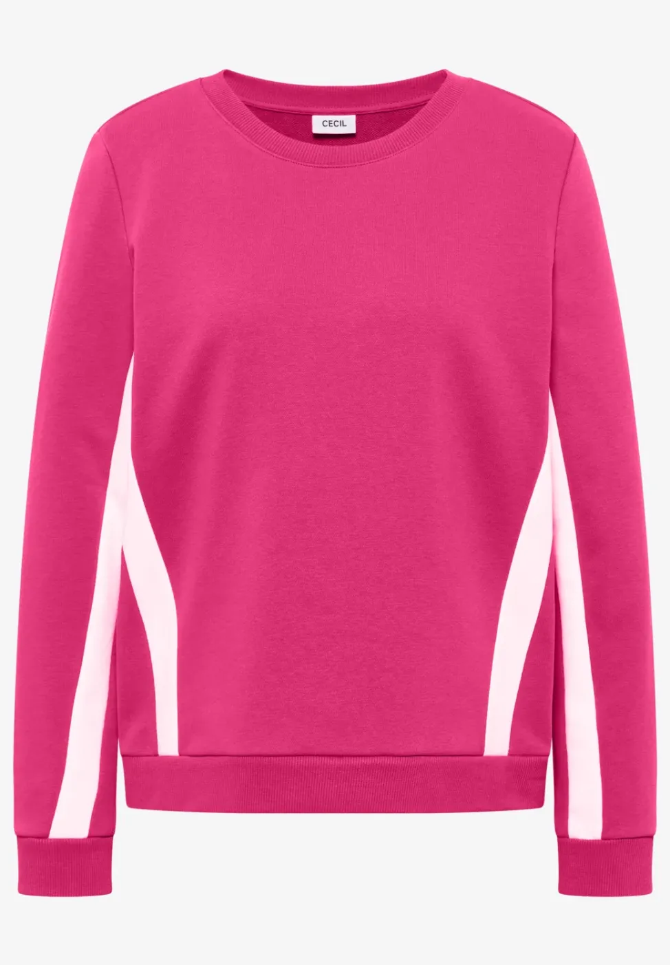 Sweatshirt mit Colorblock Details