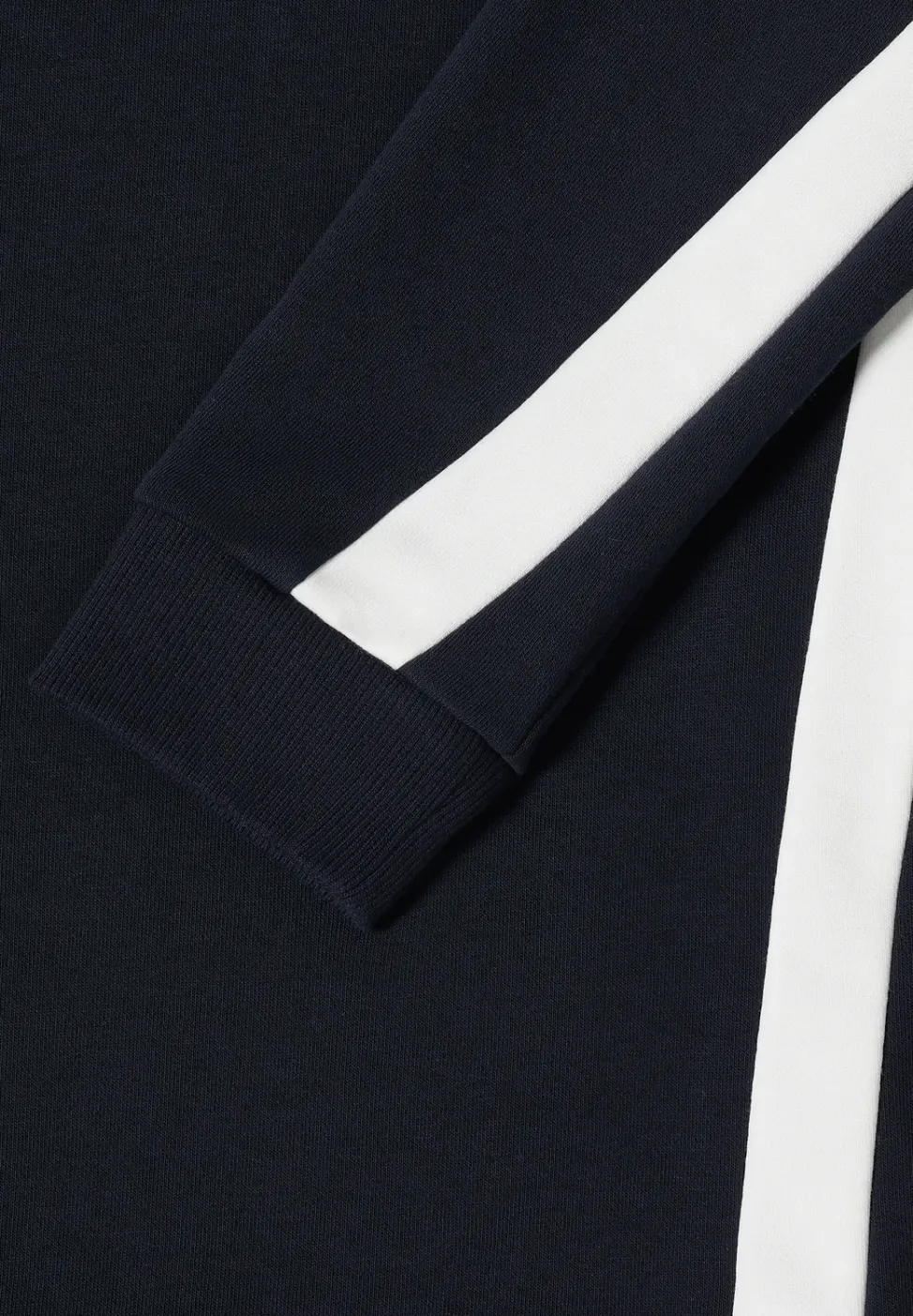 Sweatshirt mit Colorblock Details