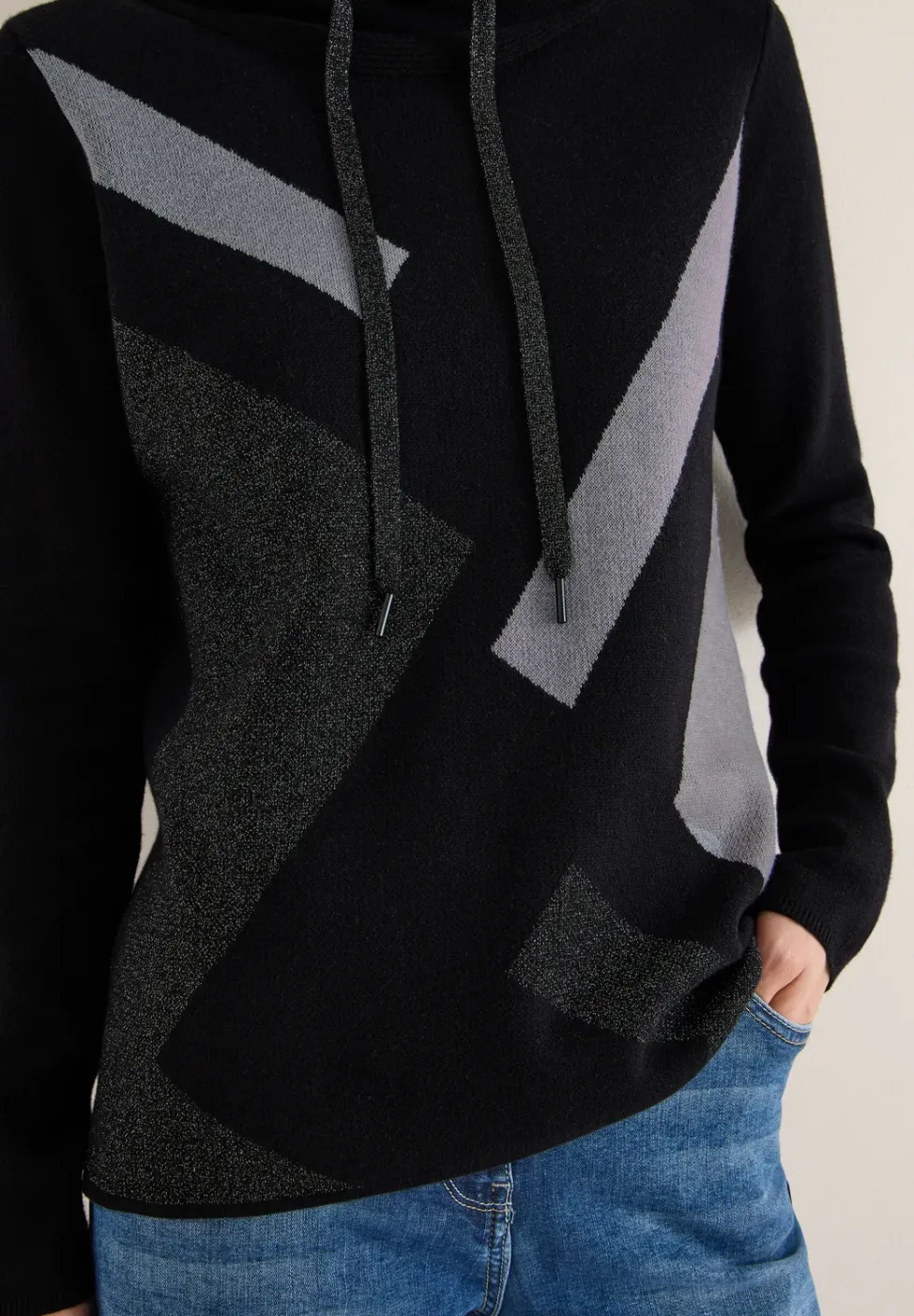 Sweatshirt mit Glitzer