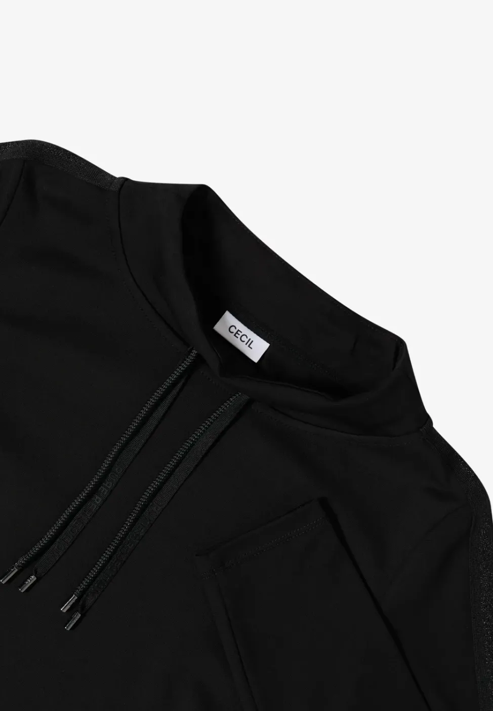 Sweatshirt mit Glitzertape