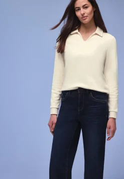 Sweatshirt mit Kragen
