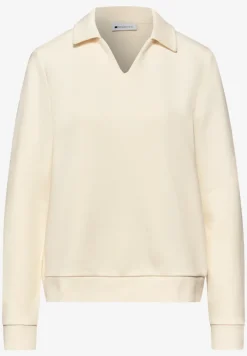 Sweatshirt mit Kragen