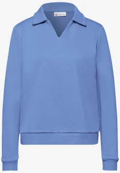 Sweatshirt mit Kragen
