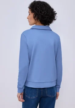 Sweatshirt mit Kragen
