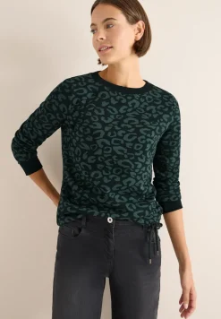 Sweatshirt mit Leo-Muster