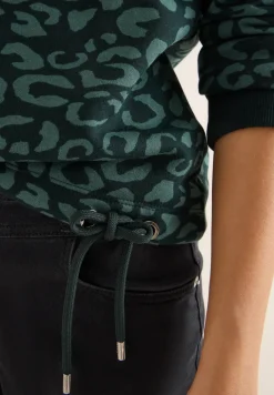 Sweatshirt mit Leo-Muster