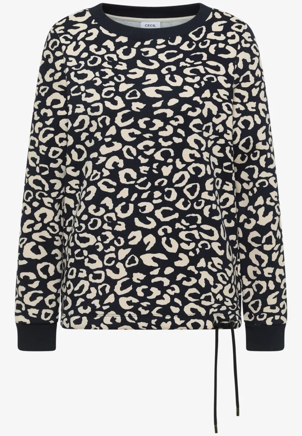 Sweatshirt mit Leo-Muster