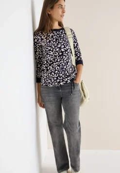 Sweatshirt mit Leo-Muster