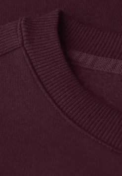 Sweatshirt mit Rippdetail
