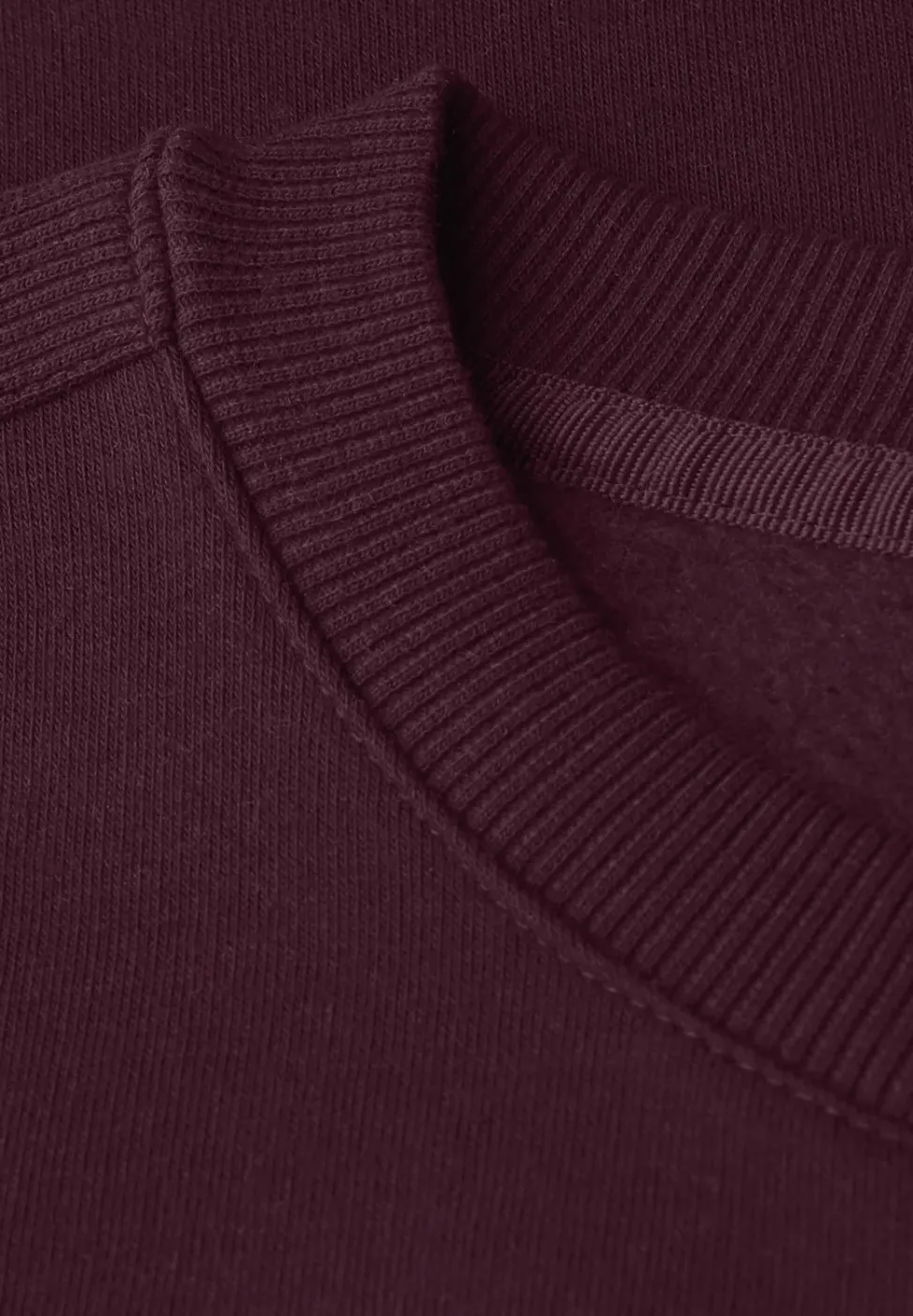 Sweatshirt mit Rippdetail