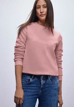 Sweatshirt mit Rippdetail