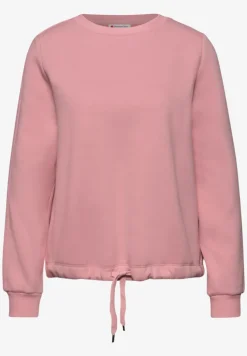 Sweatshirt mit Rippdetail