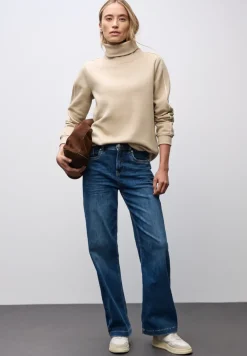 Sweatshirt mit Stehkragen