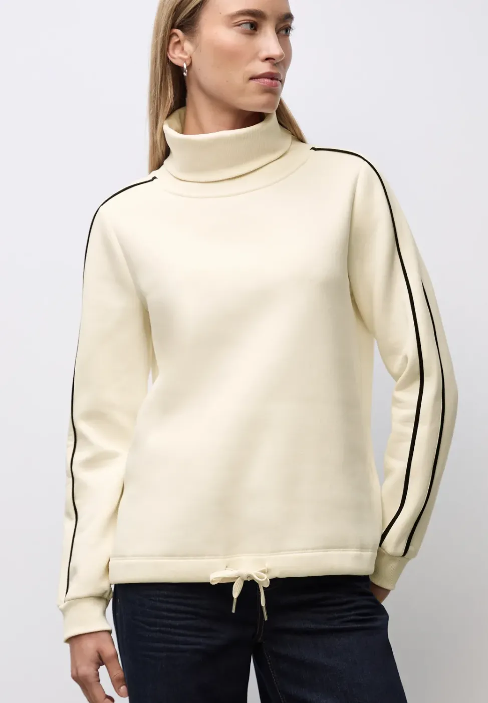 Sweatshirt mit Stehkragen