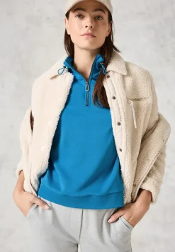 Sweatshirt mit Stickerei