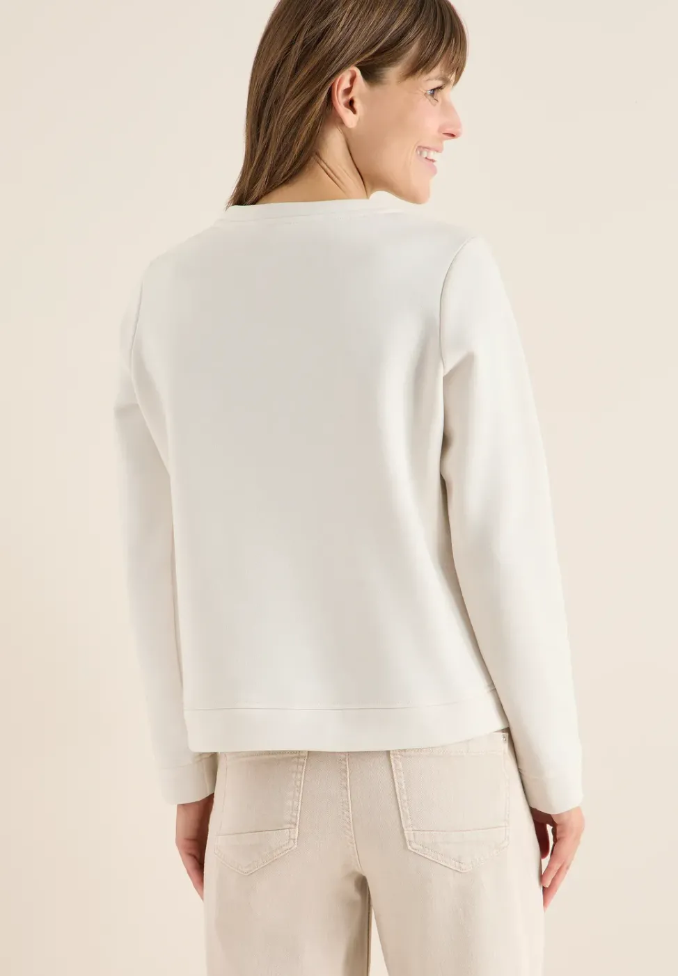 Sweatshirt mit Stickerei