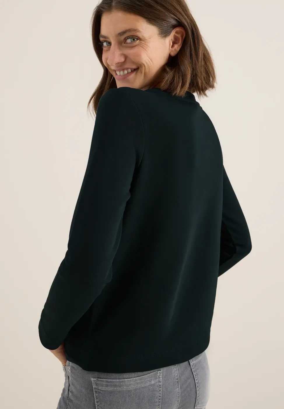 Sweatshirt mit Stickerei