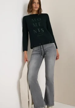 Sweatshirt mit Stickerei