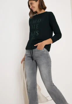Sweatshirt mit Stickerei