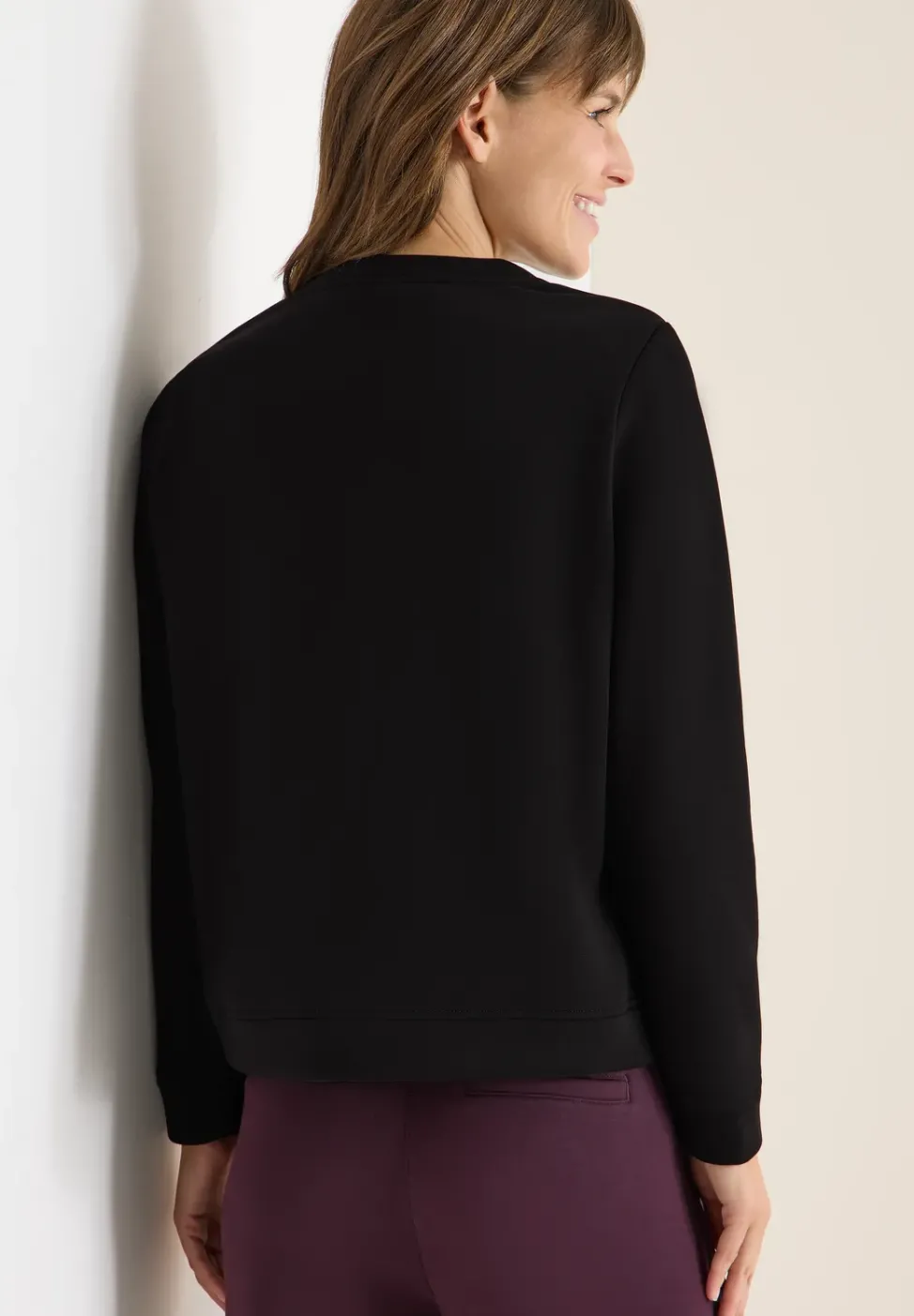 Sweatshirt mit Stickerei