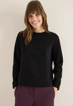 Sweatshirt mit Stickerei