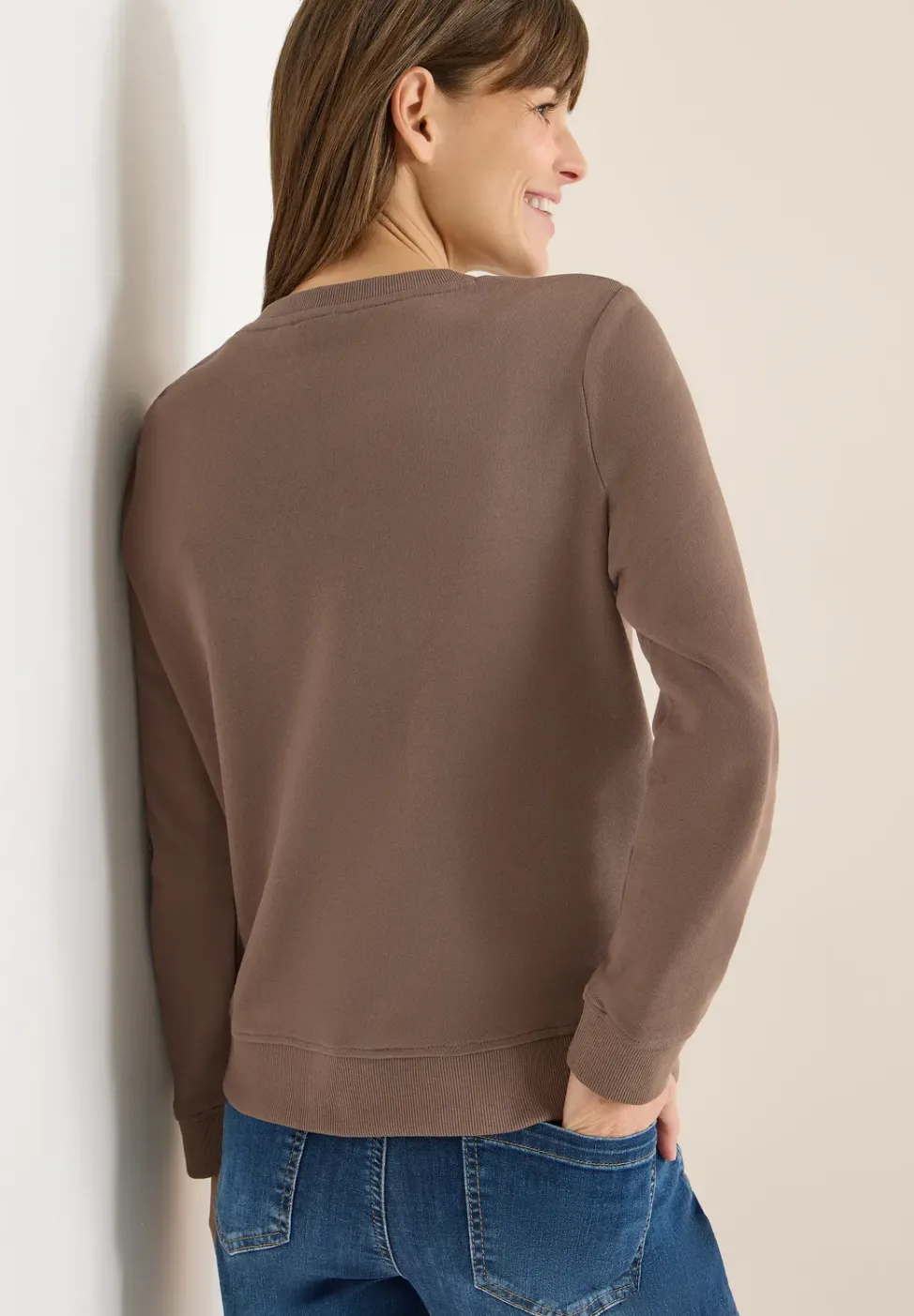 Sweatshirt mit Stickerei
