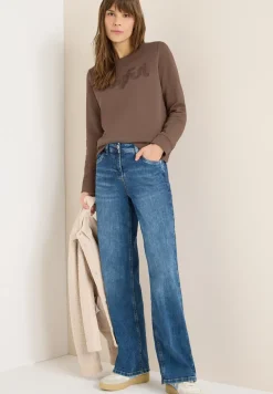 Sweatshirt mit Stickerei
