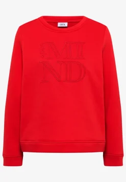 Sweatshirt mit Stickerei