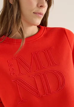 Sweatshirt mit Stickerei