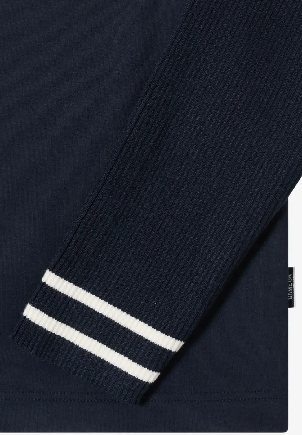 Sweatshirt mit Strickärmeln