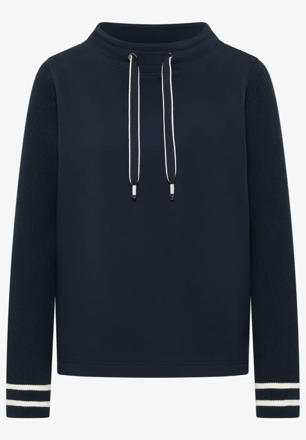 Sweatshirt mit Strickärmeln