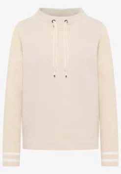 Sweatshirt mit Strickärmeln