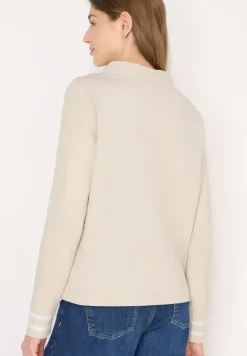 Sweatshirt mit Strickärmeln
