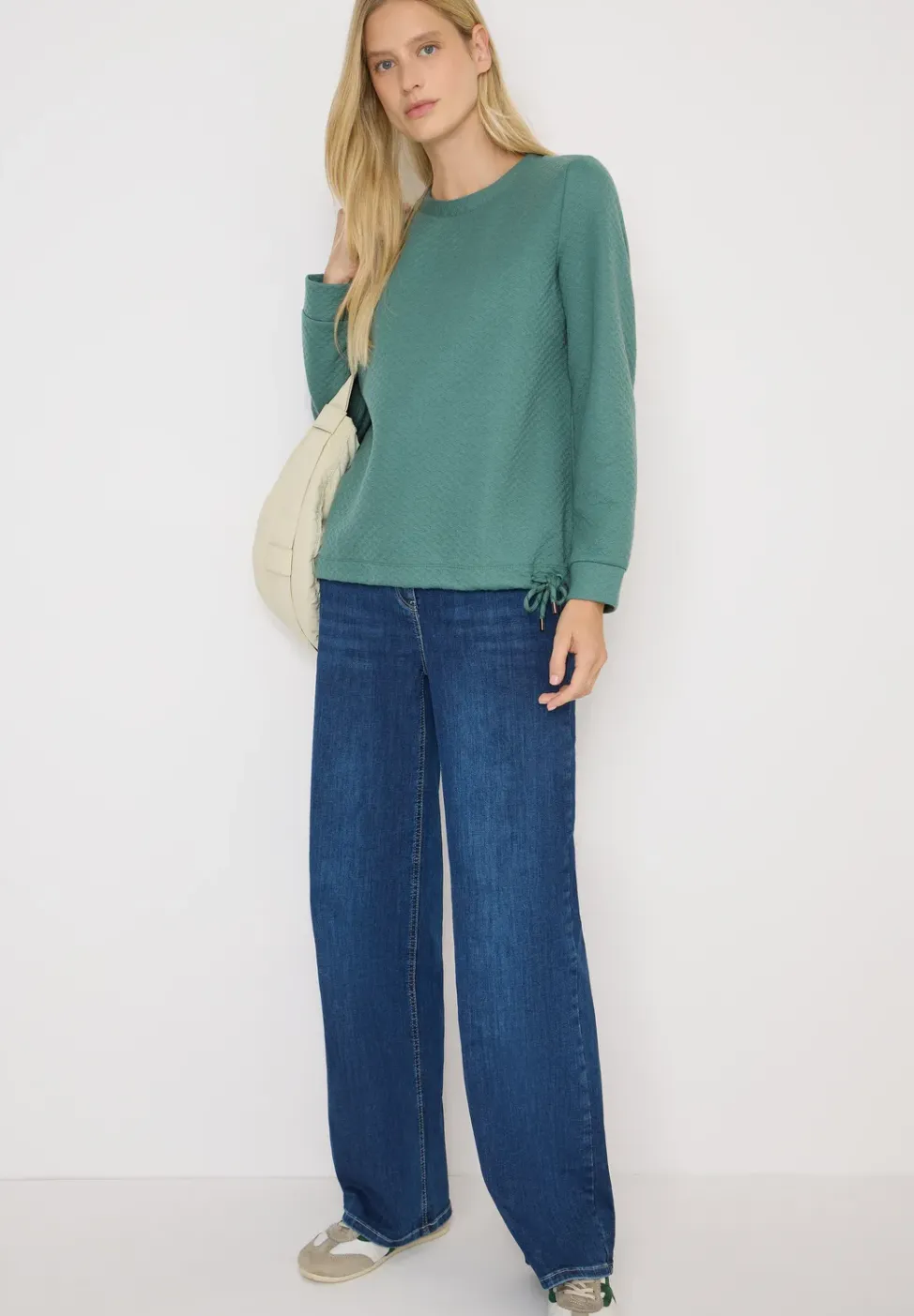 Sweatshirt mit Struktur