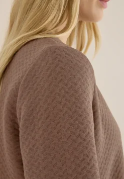 Sweatshirt mit Struktur