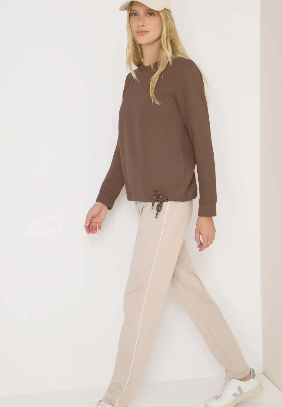 Sweatshirt mit Struktur