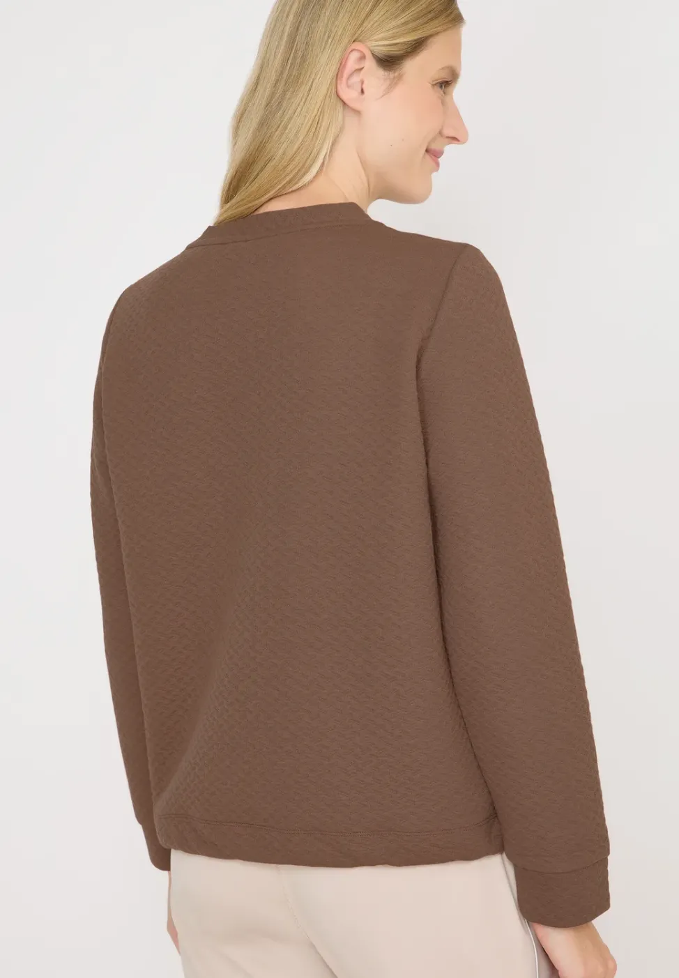 Sweatshirt mit Struktur