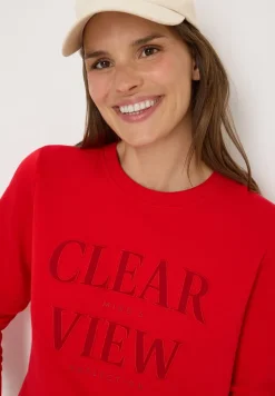 Sweatshirt mit Wording