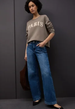 Sweatshirt mit Wording