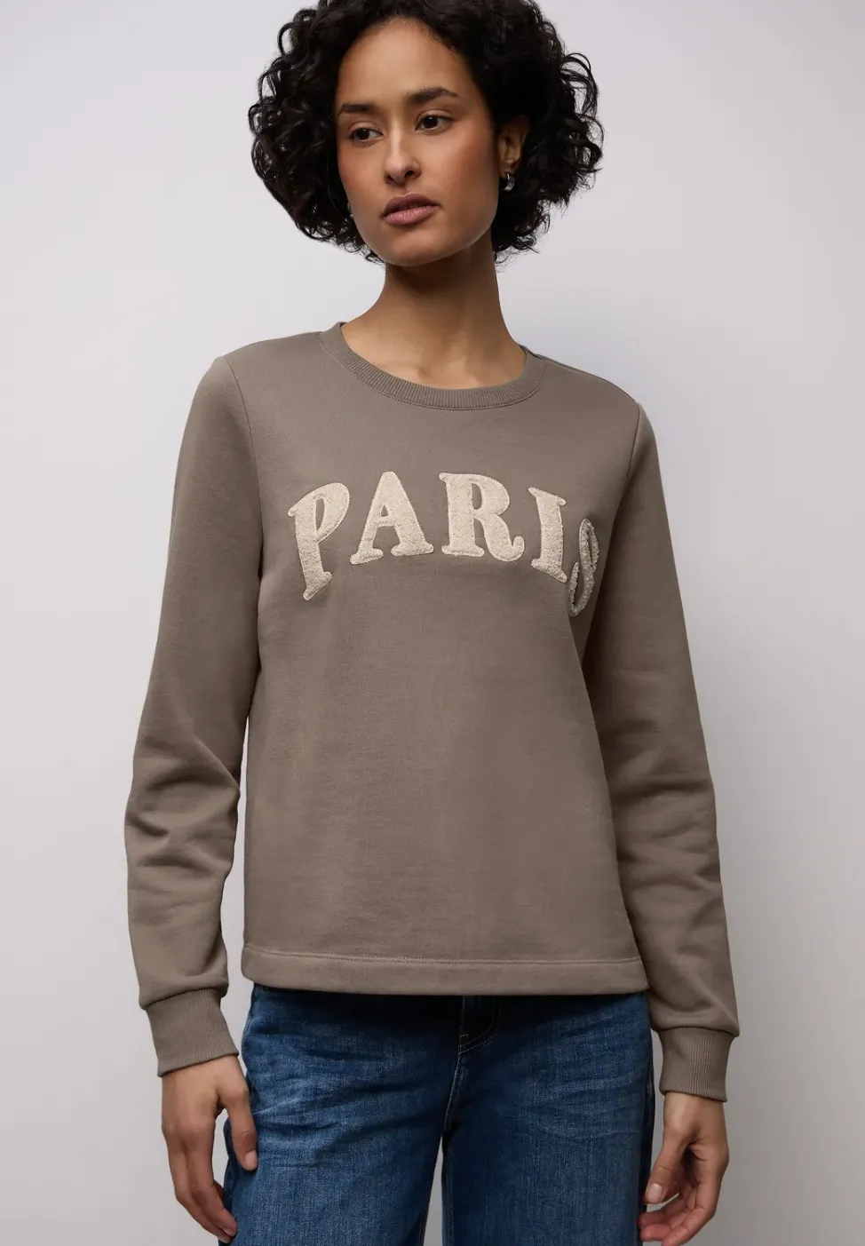 Sweatshirt mit Wording