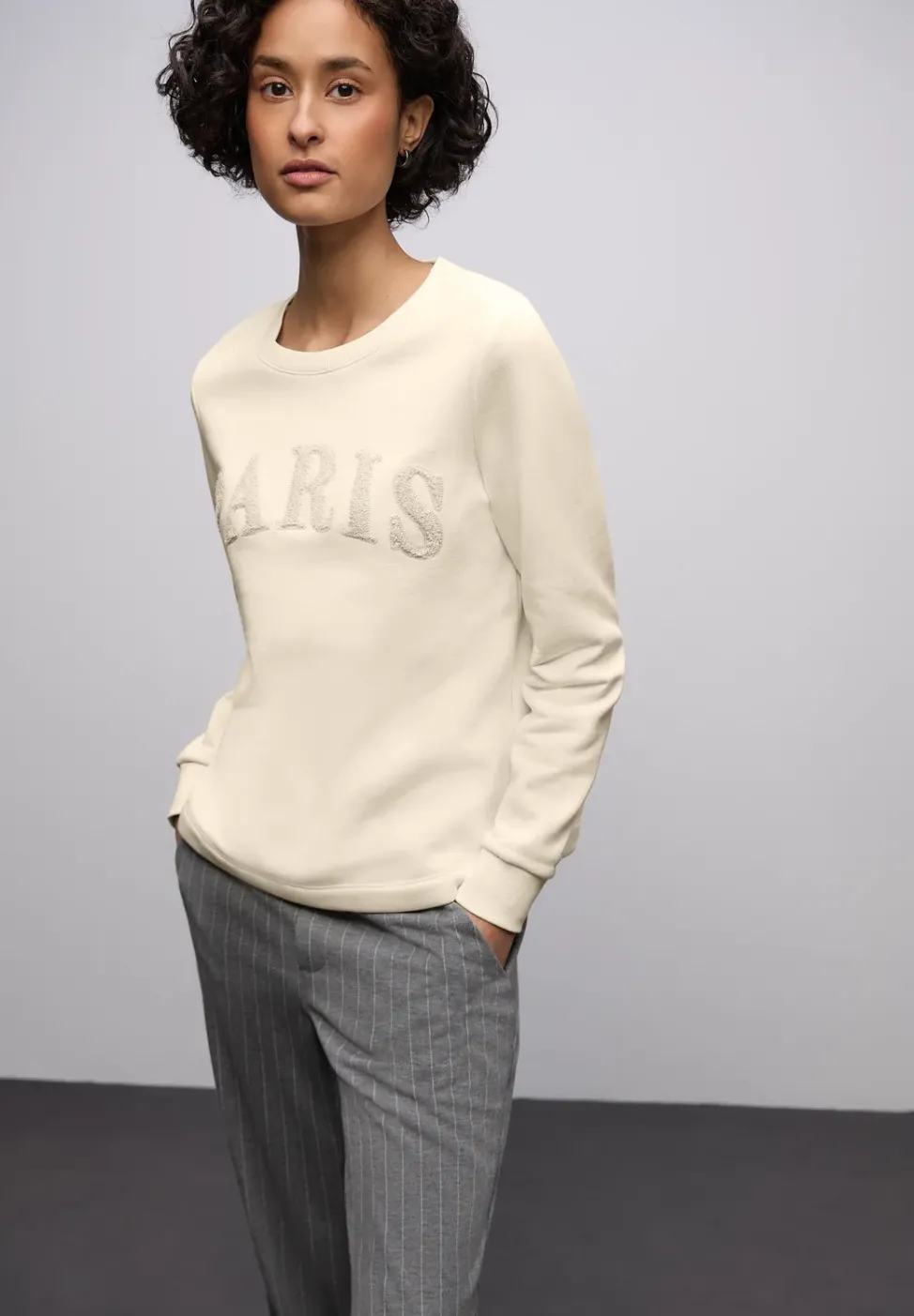 Sweatshirt mit Wording