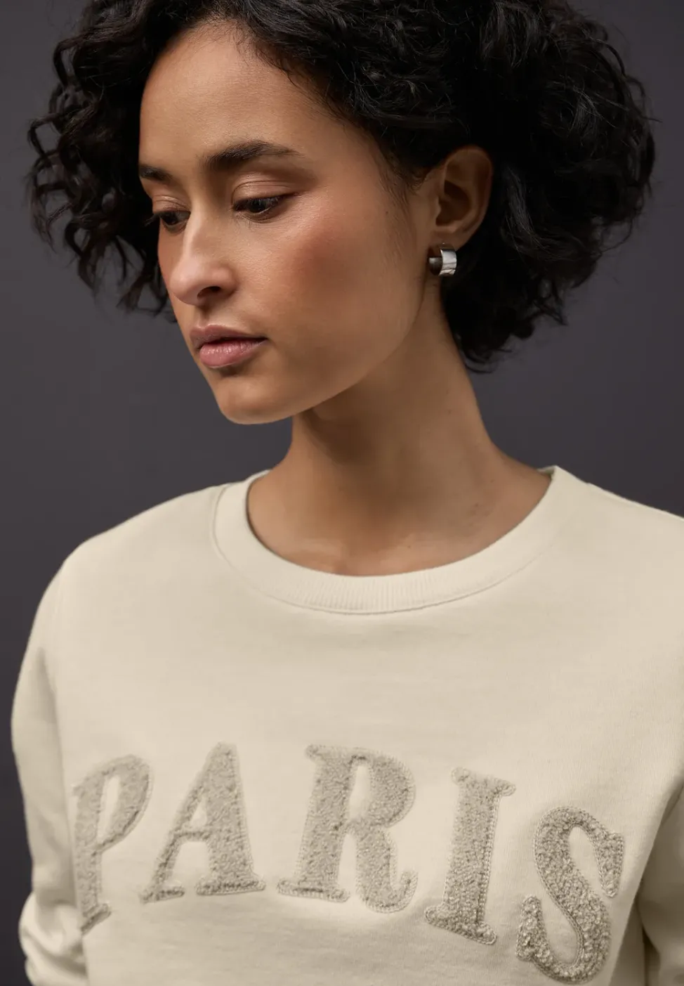 Sweatshirt mit Wording
