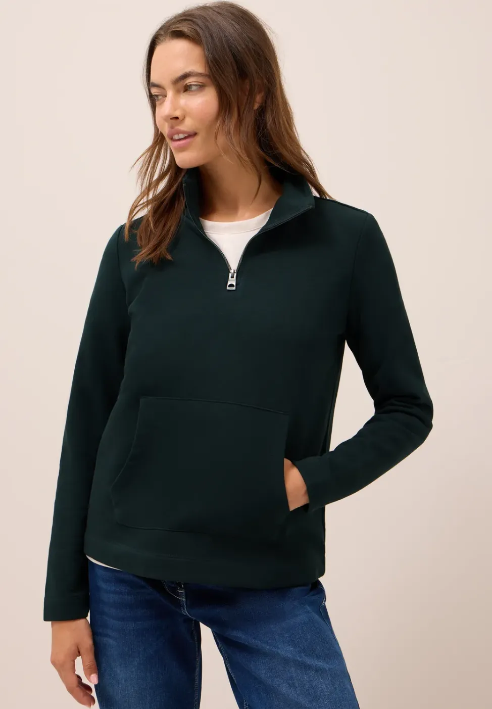 Sweatshirt mit Zipper