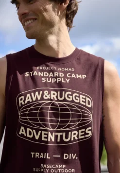 Tank Top mit Rundhals und Fotoprint